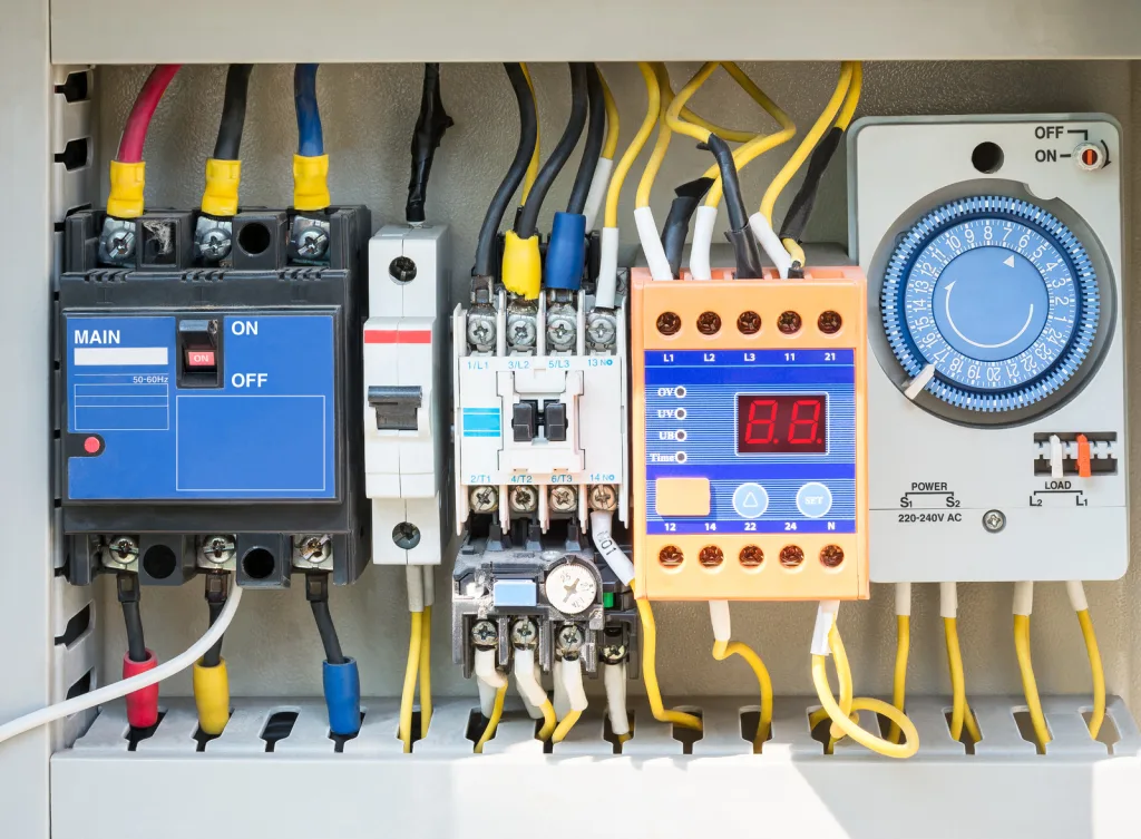 Modern switchboard installation